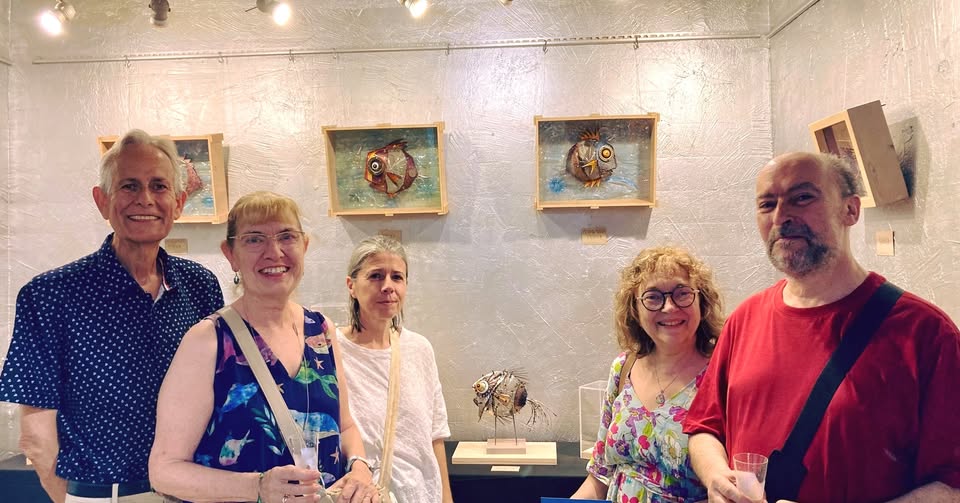 Inauguración exposición " Creaturas i Personatges " en la Galeria artAmore de Sitges